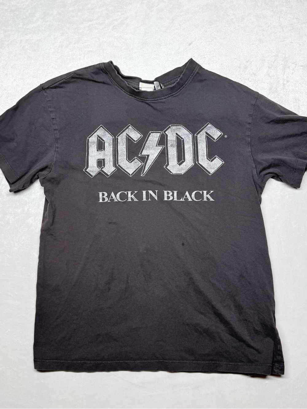 H&M Black AC/DC 'Back In Black' Graphic Tee
